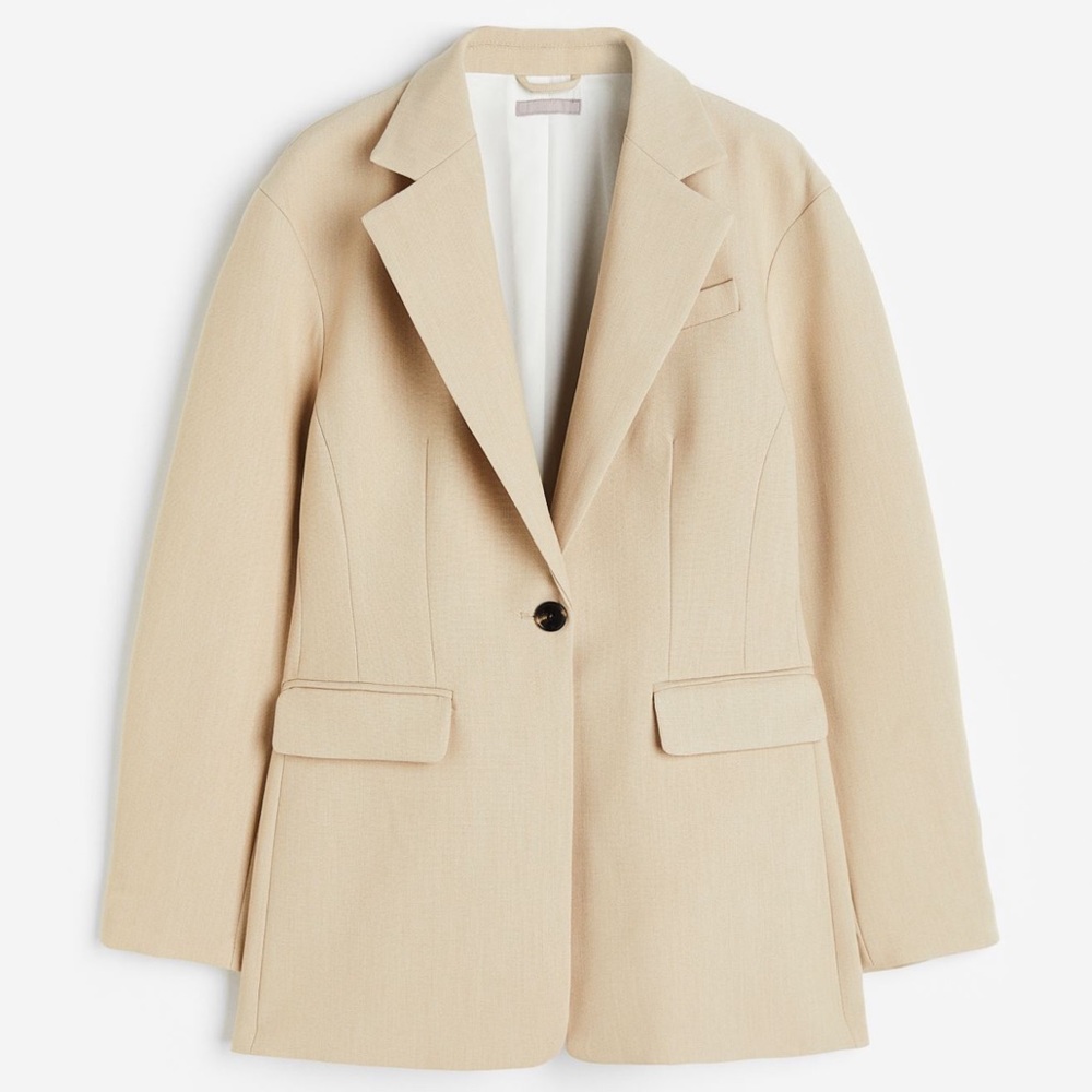 NWT H&M Single-breasted twill blazer size XS
